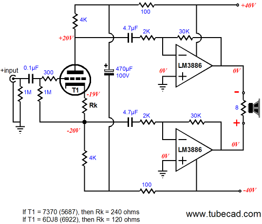 Hybrid GainClone Amplifiers